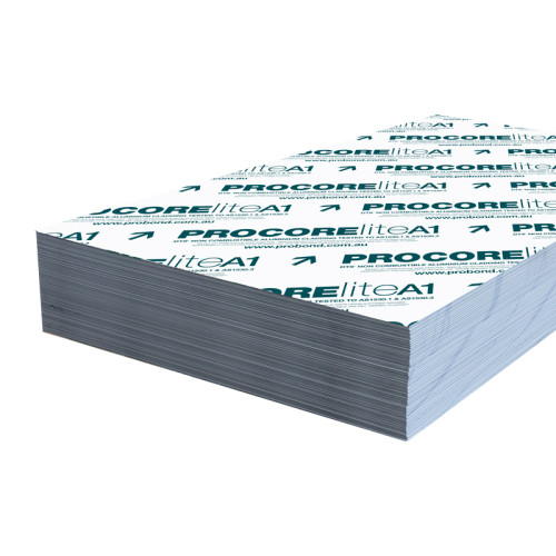 procore lite a1 - 3mm non combustible aluminium sign panel with 0.5mm skin, pbcla, non-combustible aluminium panel, aluminium composite panel perth