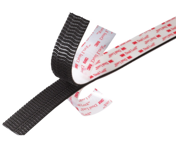3m vhb dual lock black - 25mm, 3mdlb, velcro® & dual lock