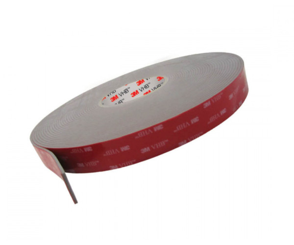 3m 4991 vhb™ grey double sided tape - 2.3mm thick, 3m4991, installation & fixing