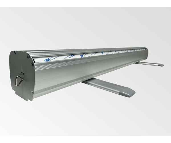 display|ad classic silver retractable banner stand, dacs, economy roll ups