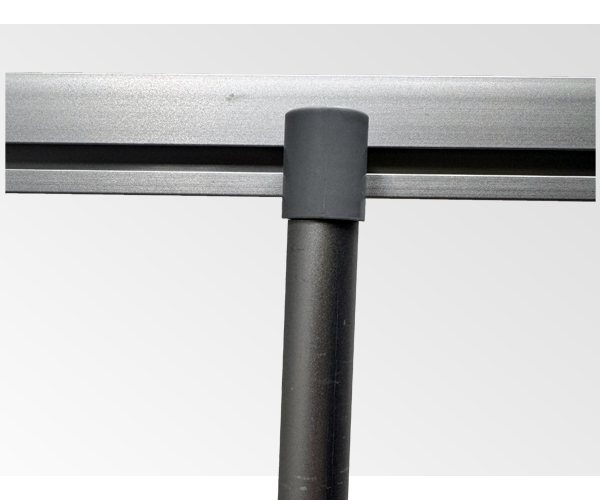 display|ad classic silver retractable banner stand, dacs, economy roll ups