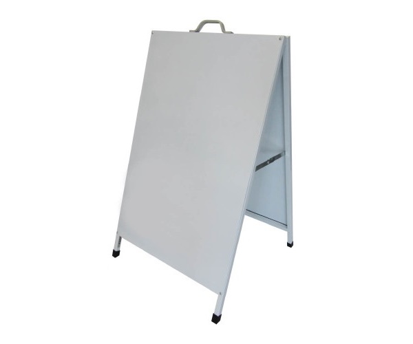display|ad colorbond white face a-board with white frame, dafrabw, metal panel a-frames