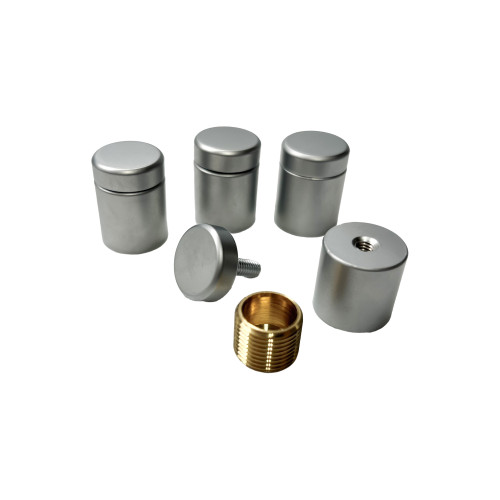 maximounts original 16mm - satin chrome, mmbor, standoffs