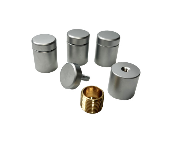 maximounts original 16mm - satin chrome, mmbor, standoffs