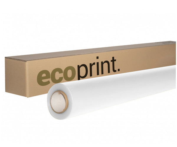 ecoprint 2200 matt white pvc free non-vinyl film removable air release adhesive, ep2200ar13, eco self adhesive