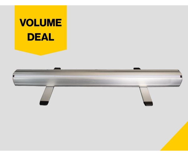 ProGrafik Retractable Banner Stand Lite Silver 850mm - Volume Deal