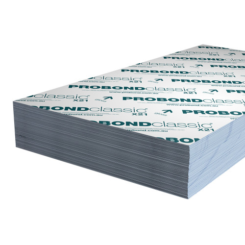 probond classic x21 - 3mm aluminium composite panel with 0.21mm skin, pbcx21, aluminium composite panel
