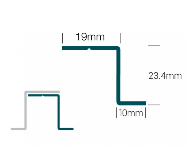profix z-angle extrusion – low, pfzal, installation & fixing