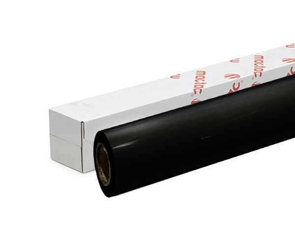 mactac macal 8200 - 3 year gloss opaque vinyl - black and white, mt82, monomeric coloured vinyl
