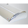 display|ad elite silver retractable banner stand, daes, premium roll ups