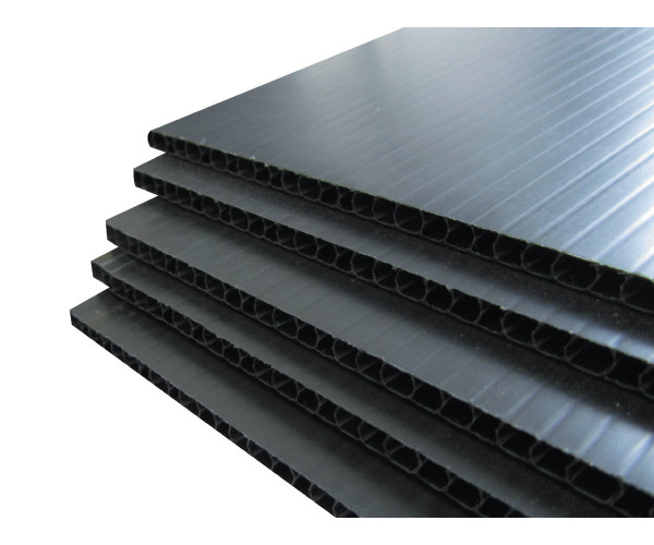 proflute 5mm black graphics grade fluted sheet, pfb, black, 5mm corflute suppliers sydney